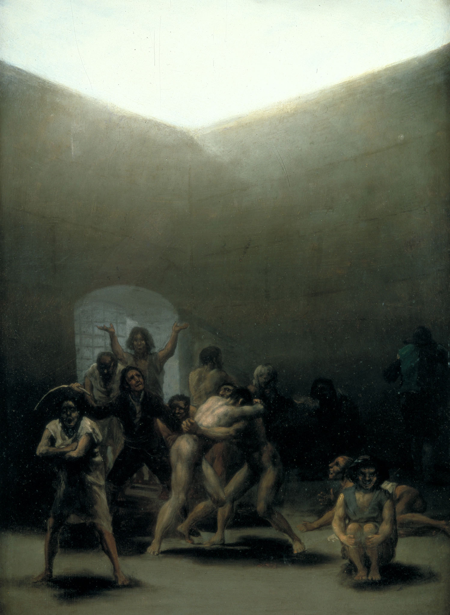 Francisco Goya - Yard with Lunatics